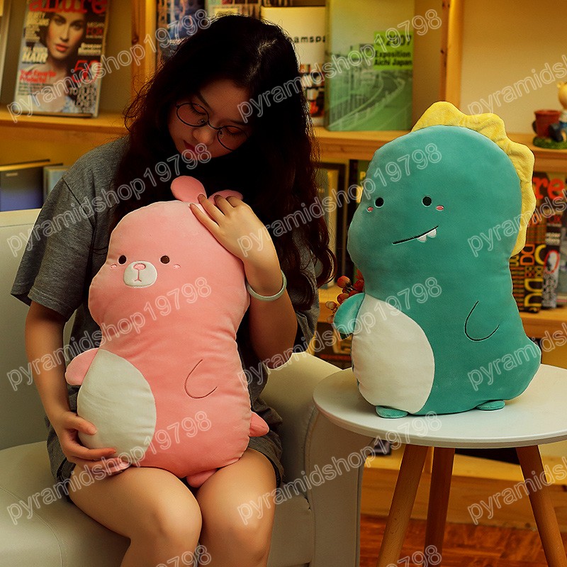 45 centimetri Kawaii Dinosauro Pinguino Coniglio Peluche Cuscini Carino Orso Bruno Peluche Cuscini Bambole Morbide I Bambini Ragazze Regalo