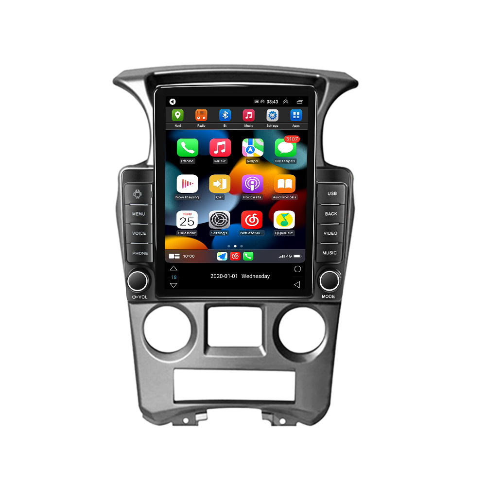 Android 11 Oyuncu Carplay Car DVD Radyo Kia Carens 2007-2011 Autoradio Multimedya Video Stereo GPS 2din Tesla Style için