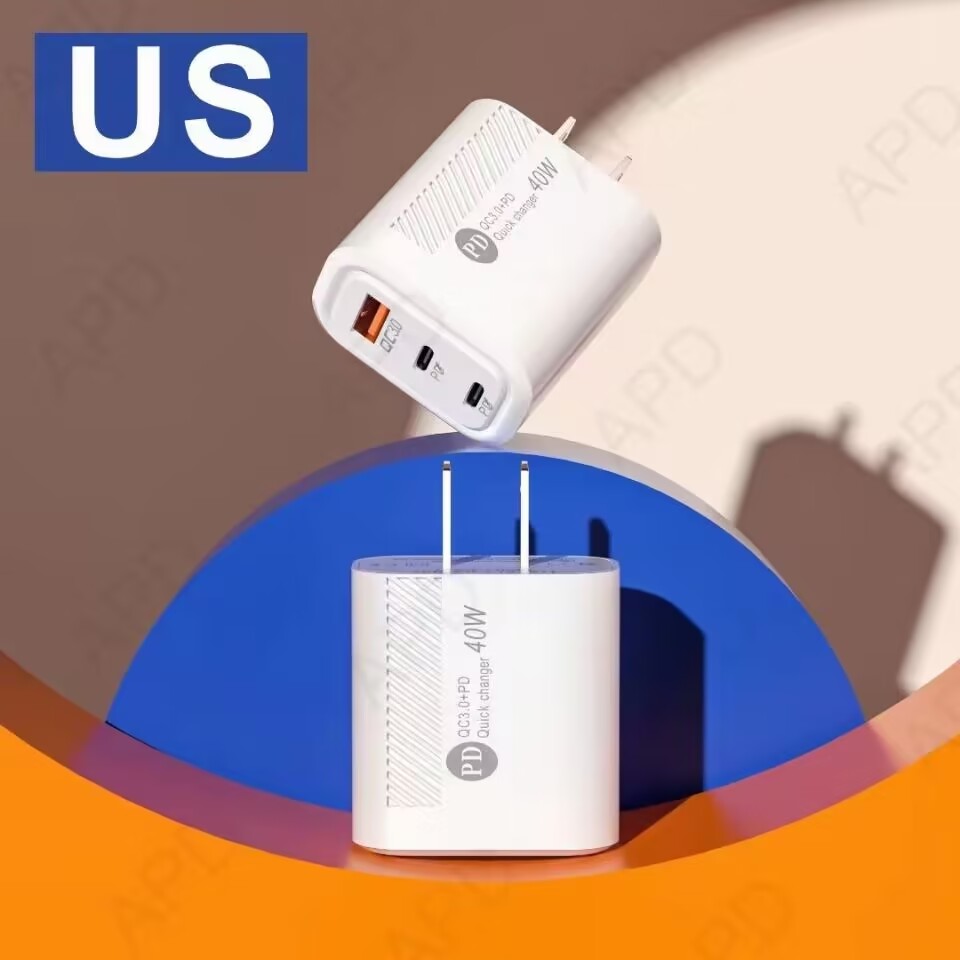 PD USB C Şarj Cihazı Çift Bağlantı Noktaları Duvar hızlı şarj Huawei Xiaomi Samsung için Type-C Telefon Adaptörü