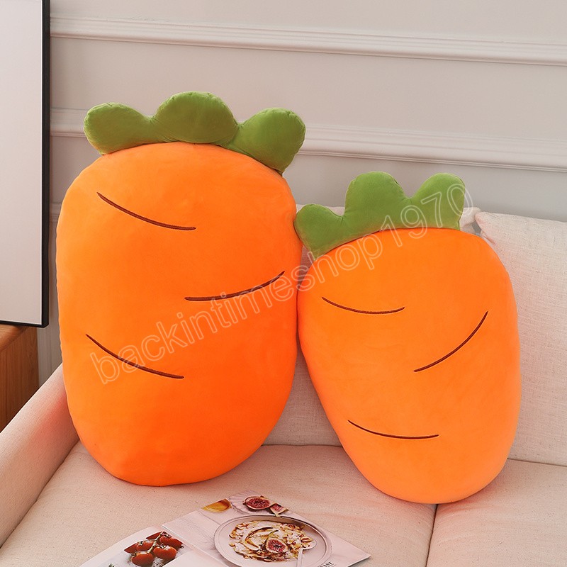 Almofadas de brinquedos de cenoura para luxuosos de 28-40cm de simulação criativa
