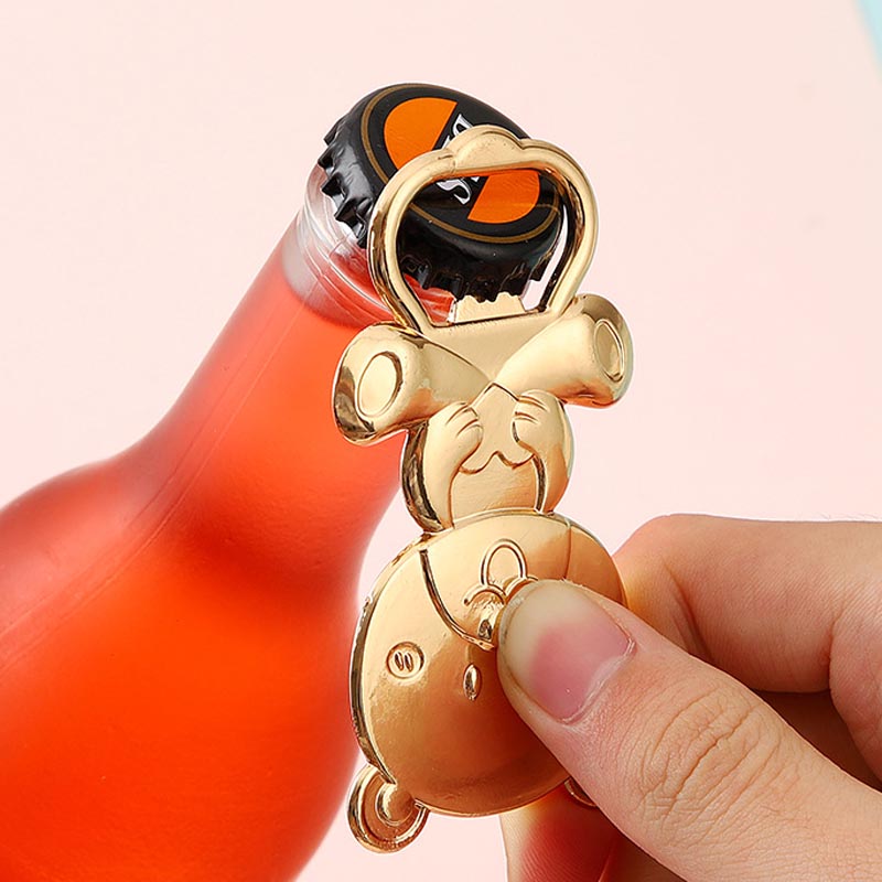 20st 3 färger Little Bear Bottle Opener Baby Shower Party Gifts Children Party Favors Event Födelsedag Keepakes Jubileumsutdelningar