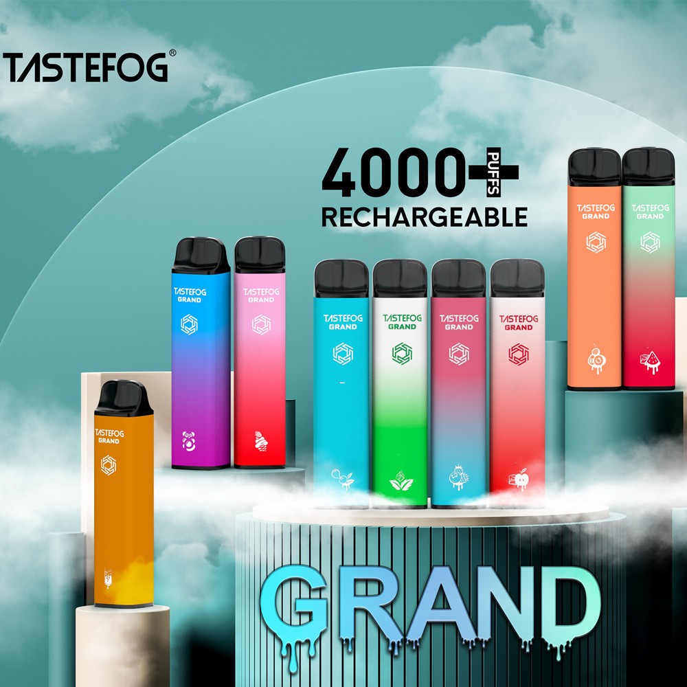 QK Ecigarettes Puff Pods 4000 Disposable Vape Tastefog 12ml Rechargeable 2% Grand Manufacturer Direct Sale Fast Deliver Shenzhen Zinvan Technology