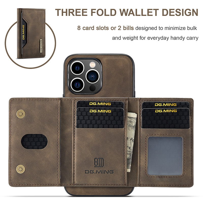 Capas magnéticas para celular Apple Protection Wallet Case Card Pocket Capa para iPhone 15 14 13 ProMax Plus Armor PU Couro Capas completas Durável Caixa de varejo não amarelada