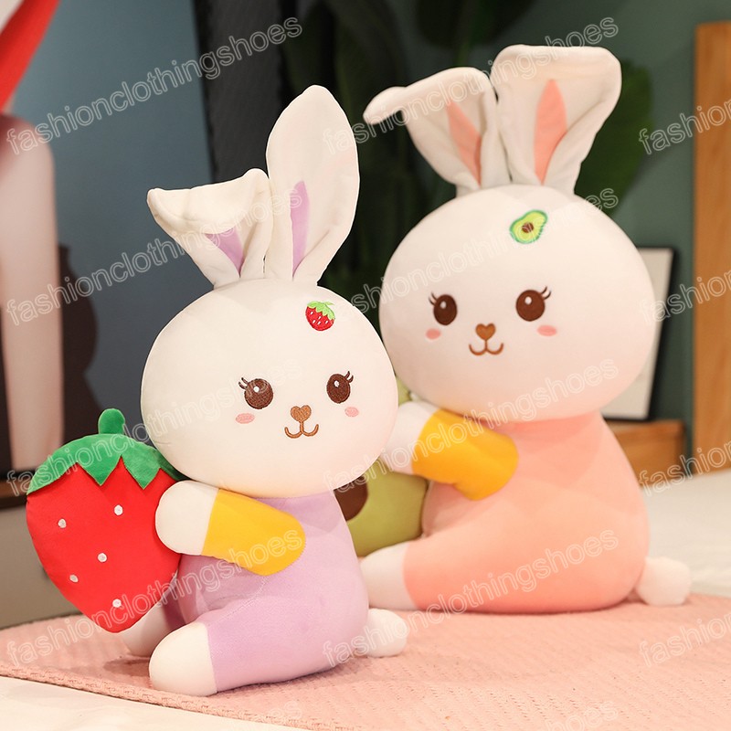 32/50 centimetri Simpatico Peluche Coniglio di Frutta Morbido Farcito Tenere Carota Bambini Cuscino Regali Creativi I Bambini Bambino Sonno bambola