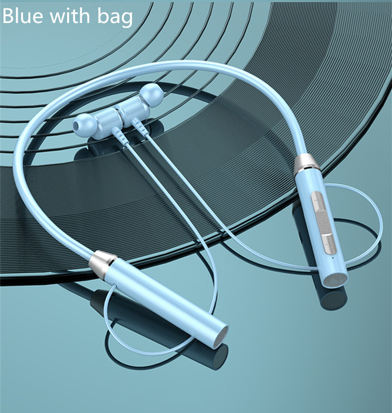 Auriculares Bluetooth Banda para el cuello deportiva magnética Auriculares TWS Estéreo Auriculares intrauditivos impermeables para Navidad