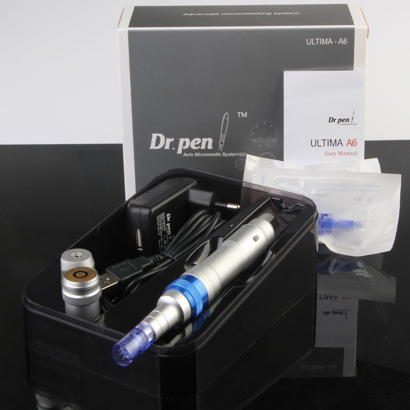 Recarregável Microneedle caneta poderosa Ultima Dr.Pen A6 Auto Micro Needleg System Skin Care Tools