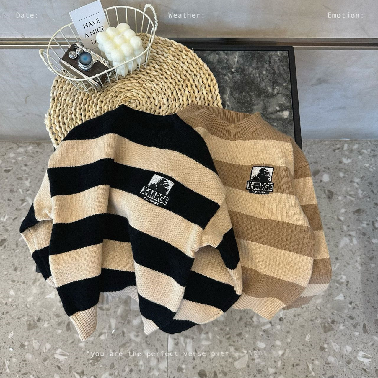 Autumn New Boys Girls Ubrania SWEATER SWEATOR TODDLER Knit Sweter Kids Knitwear Bawełniany chłopiec z długich rękawów 27T4115779