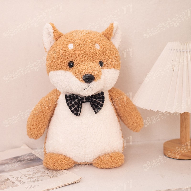 23/30cm Série de animais fofos brinquedo de pelúcia adorável pinguim suave/urso branco/raposa/ovelha/coelho Presentes de boneca de cama de bicho para crianças