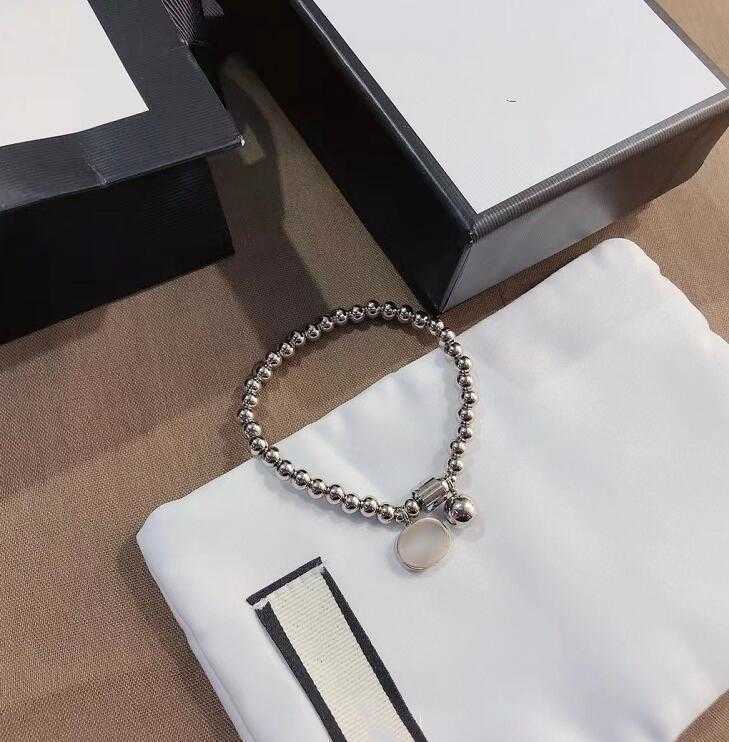 Luxury Bracelet Women Beading pendant High Quality Classic Letter Bracelets Fashion Simplicity Unisex Jewelry Bracelet Memorial Da252E