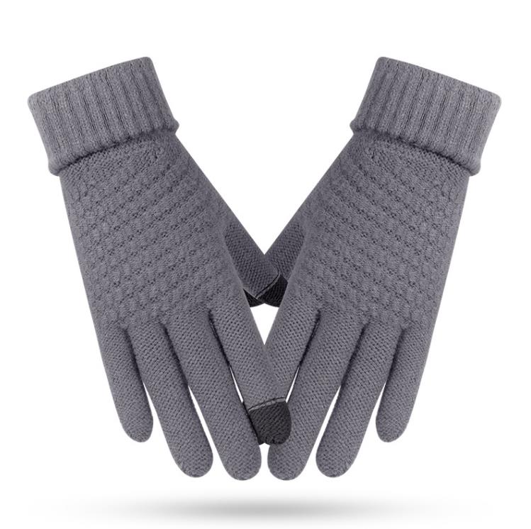 Party Favor Christmas Gift Gloves Winter Touch Screen Dames en heren Warm Stretch Kniting Imitatie Wool All-Finger Non-Slip Fashion Outdoor voor de familie SN5001