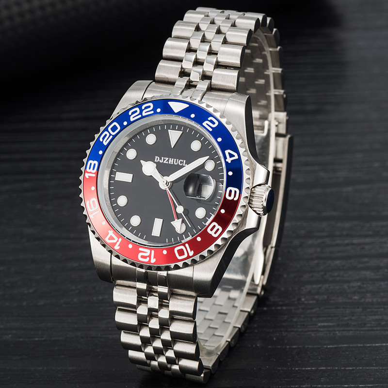 Top Mens Automatic Mechanical Ceramics Uhren Full Edelstahl Schwimmen Armbanduhren Sapphire Luminous Watch Business Casual Montre de Luxe