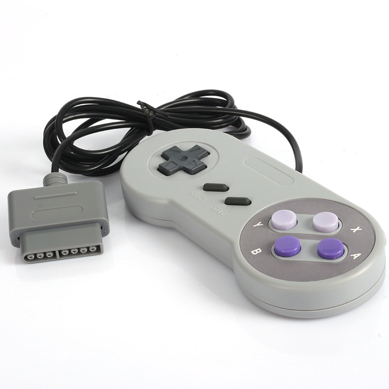 Game Controller Gamepads 16 Bit ABS Joystick Controller Pad for SNES System Console Gamepad