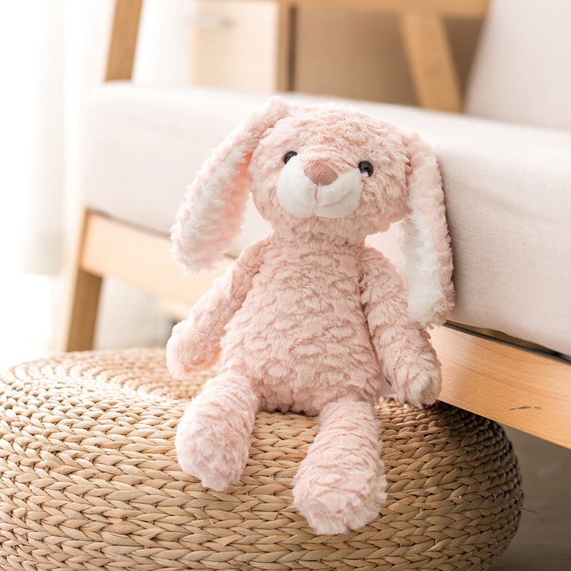 Mjuk 40 cm l￥nga ben kanin nallebj￶rn hund elefant enh￶rning fylld tecknad djur baby till￥t leksak docka d34