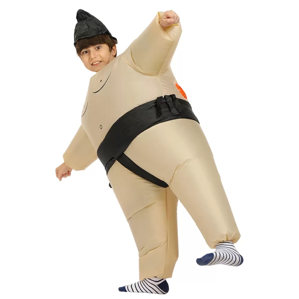 Mascotte Costumeshot Anime Party opblaasbaar sumo kostuum grappige jurk purim kostuums Halloween Costum Suit voor kinderenhoogte 120-145 cmmsmascot Dol