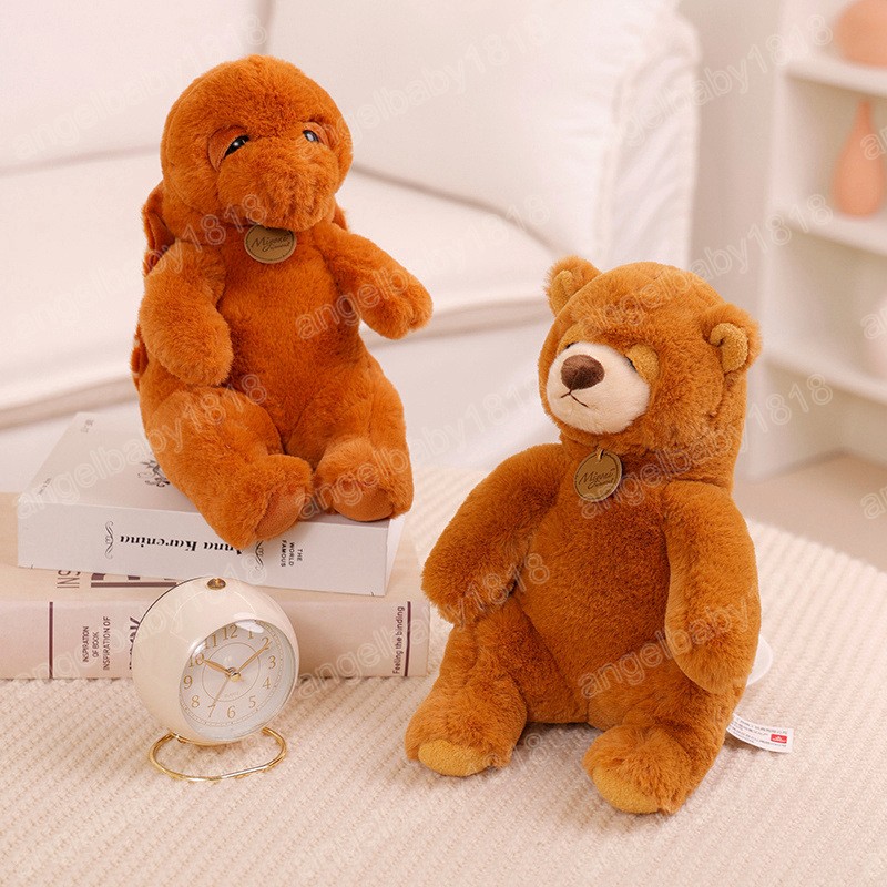 30/40cm Kawaii Stuffed Animal Plush Soft Bear Elephant Pig Turtle Sloth Appease Doll Cute Sofa Pillow Children Gifts