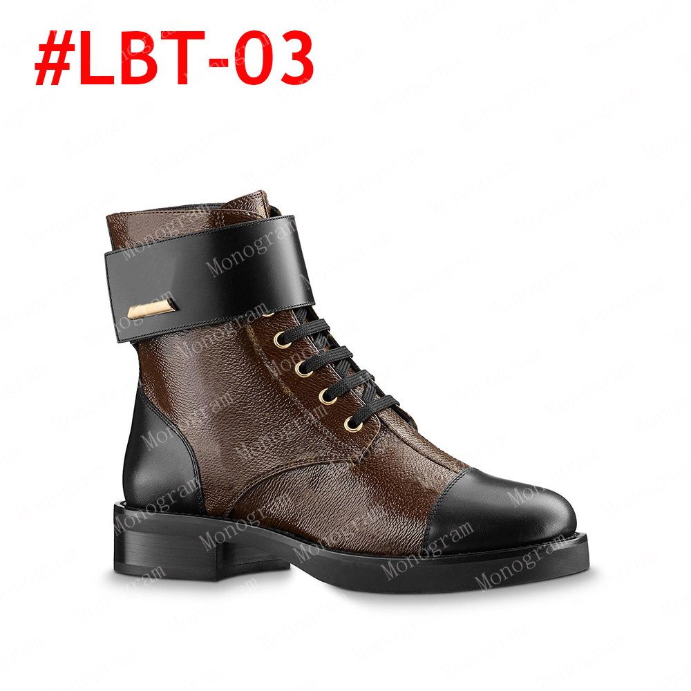 2023 Winterlaarzen Women Boots Martin Ankle Brown Flower Shoes Booties Dames Bee Sneaker Girls Trainer Casual schoen 15 kleuren 36-42 #LBT-01