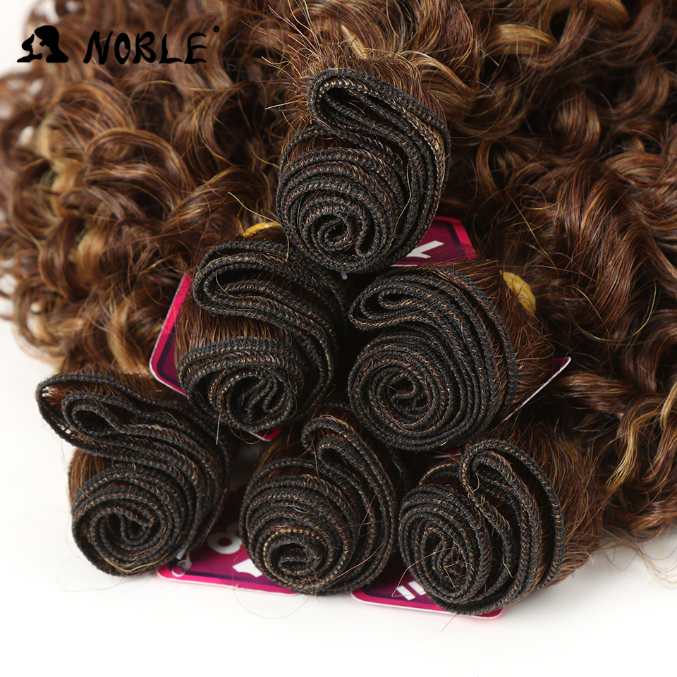 Bułki do włosów syntetyczne splot 16-20 cali lot Afro Kinky Curly Bundle z syntetyczną koronką dla czarnych kobiet 221024