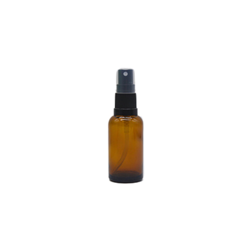 Empty Packing Clear Brown Glass Bottle Black Spary Lotion Press Pump Cosmetic With Clear Cover Refillable Container Packaging 10ml 15ml 20ml 30ml 50ml 100ml