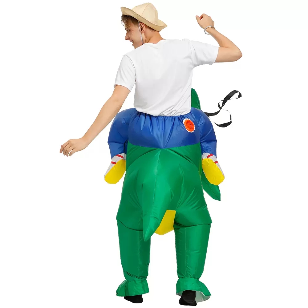 Costumes de mascotteMascott Ride Costumes gonflables de dinosaure Costume d'Halloween pour les enfants adultes Costume de fête de carnavalMascot costume de poupée