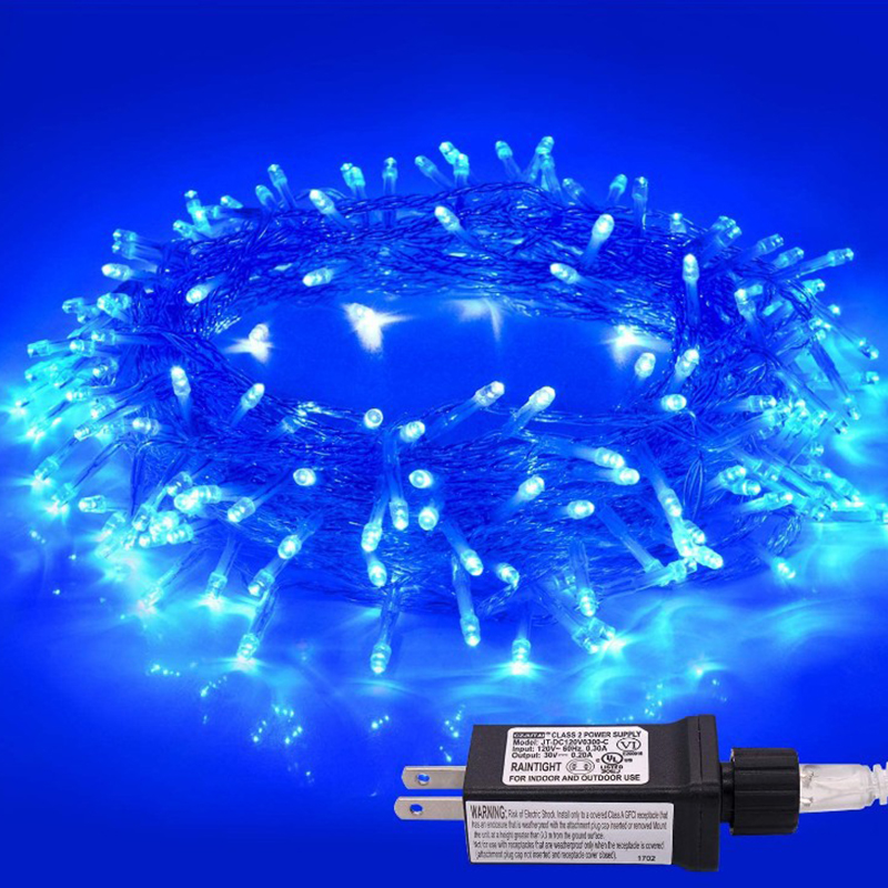 LED String Lights أضواء عيد الميلاد النجوم الستار ضوء منخفض الجهد 31V 50M 100M