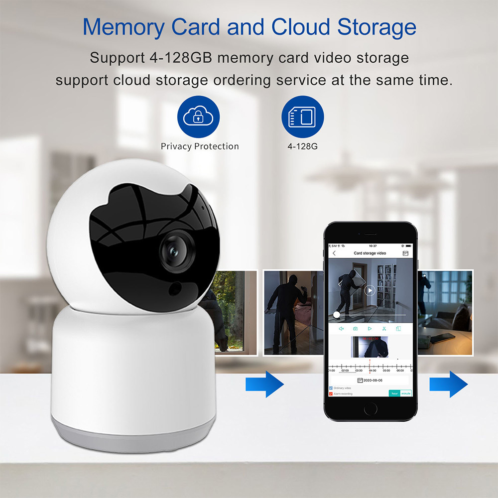 Caméras dôme Caméra IP 1080P 2MP caméras de Surveillance avec Wifi IR Vision nocturne suivi automatique Audio bidirectionnel sans fil caméra de sécurité à domicile Tuya 221025