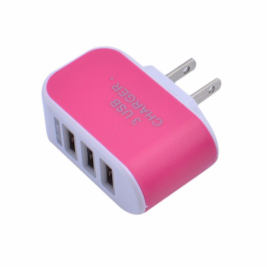 Universal 3 Ports USB Charger 3.1a US EU Plug Fast Fast Зарядка Smart Mobile Phone Chargers Home Travel Adapter для планшета Samsung Huawei