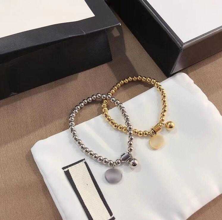 Luxury Bracelet Women Beading pendant High Quality Classic Letter Bracelets Fashion Simplicity Unisex Jewelry Bracelet Memorial Da252E