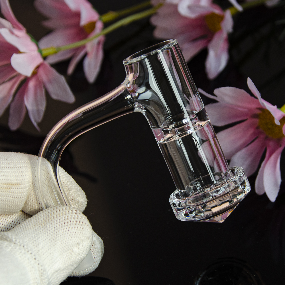 terp slurper quartz banger nail smoking accessories full welded beveled edge diamond dish new blender set dab rigs bong