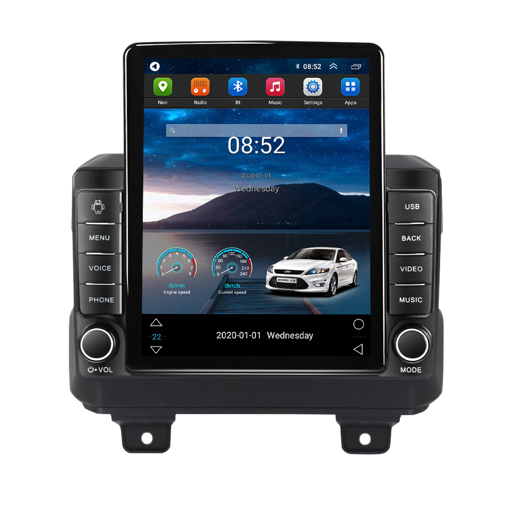 CAR DVD Radio Stereo Multimedia Player 2Din Android 11 CarPlay för Jeep Wrangler 4 JL 2018-2020 Autoradio Video GPS BT