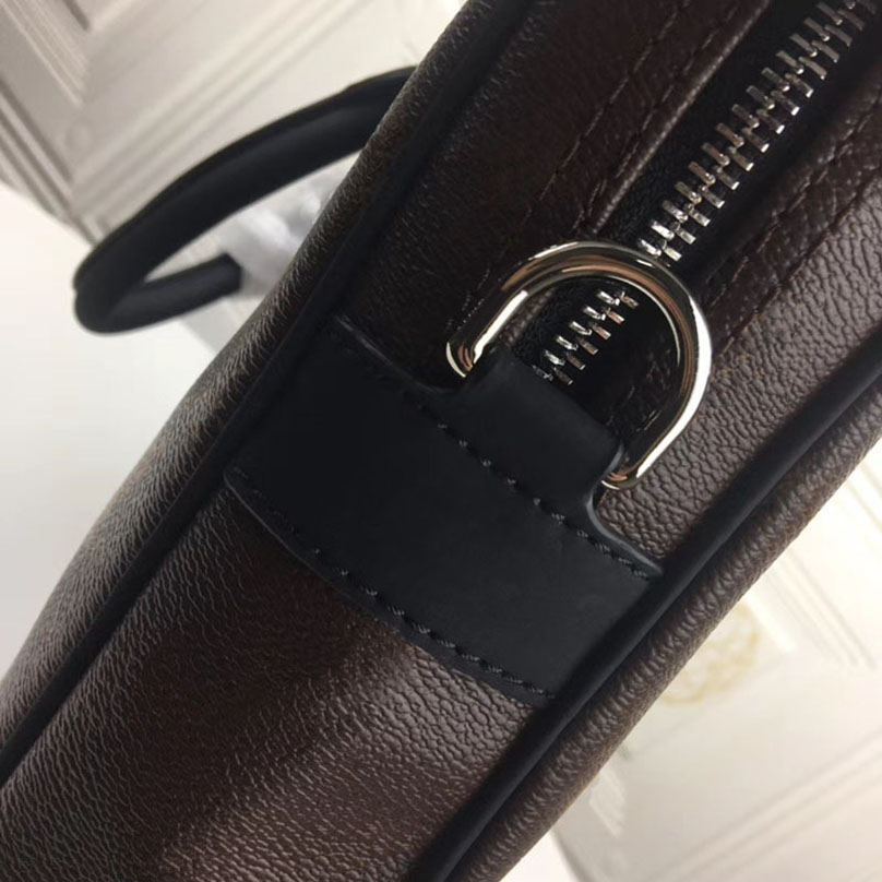 Homens designers maleta bolsa de couro pasta de documentos de viagem clássico moda notebook pacote de negócios portfólio br310e