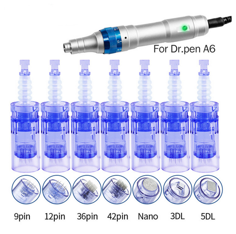 총검 나사 A1 A6 마이크로 니들 펜을위한 마이크로 니들 카트리지 mesotherapy 문신 카트리지 바늘