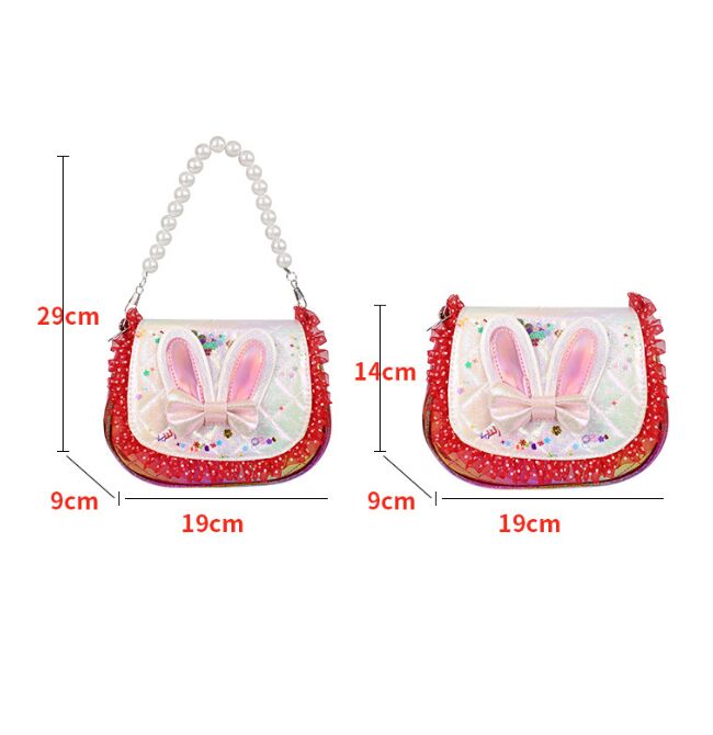 Kids Purse Mini Cartoon Pearl Handtassen baby kinderen crossbody schoudertas pakketten