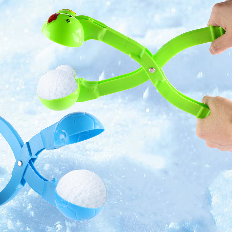 Noël Jouet Canard En Forme De Boule De Neige Maker Clip Enfants En Plastique Hiver Neige Sable Moule Outil pour Snowball Lutte En Plein Air Fun Sports Jouets D37