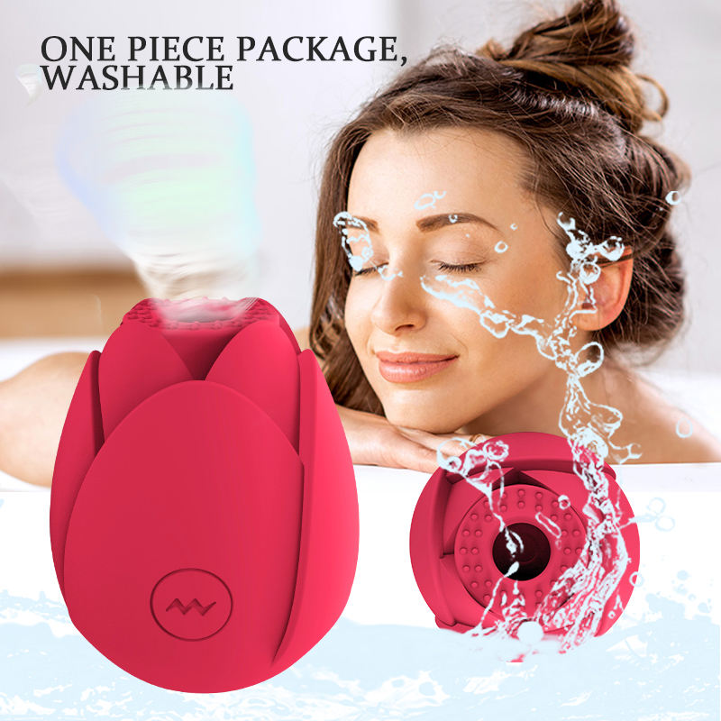 Massage Rose Vibrators Nipple Sucker Oral Sucker Clitoris Stimulation Powerce Vibrator Adult Sex Toys For Women