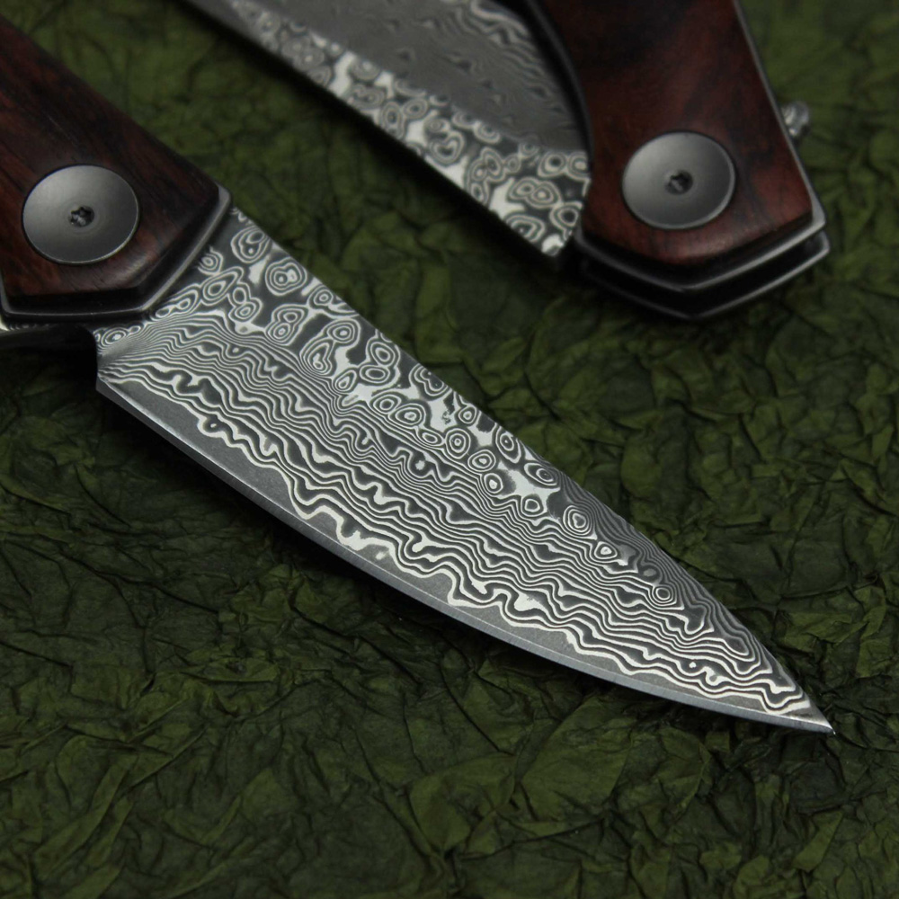 Promo￧￣o KS 4020 FANDA FLIPPER VG10 DAMASCUS AￇO 3,25 