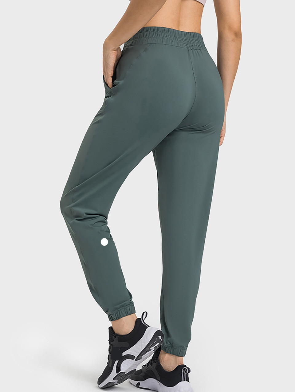 Ll femmes yoga neuvième pantalon coulant joggeurs de fitness pantalon de jogging décontracté élastique doux 4 couleurs DL1981754276