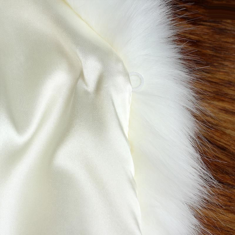 Manteau en fausse fourrure blanc pour femme, court, automne/hiver 2022, veste Slim à col Imitation, vêtements pour femmes 4XL