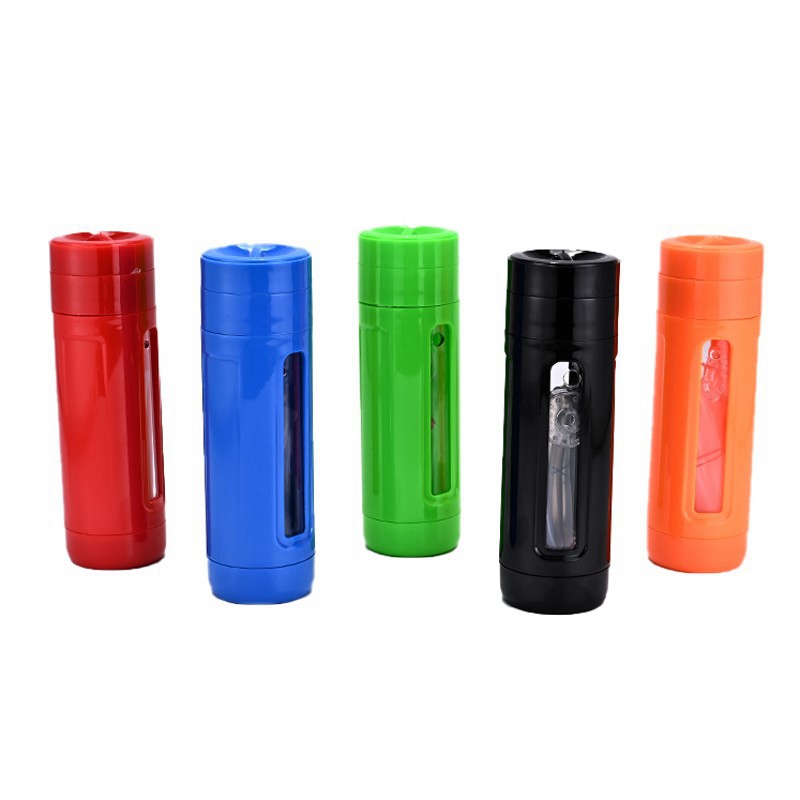 Colorful Plastic Smoking Pipe Kit Removable Filter, Hand Car Hookah