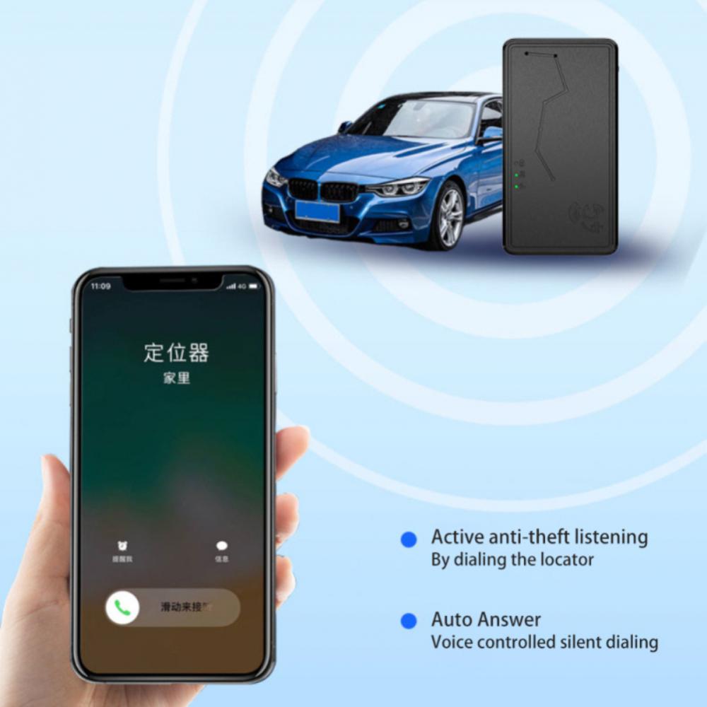 Mini CAR 4G Localizador sem fio Tracker GPS WiFi Beidou Wi-Fi M￺ltiplo Sat￩lite Anti-roubo Rastreamento de ve￭culos de assassinato de alarme