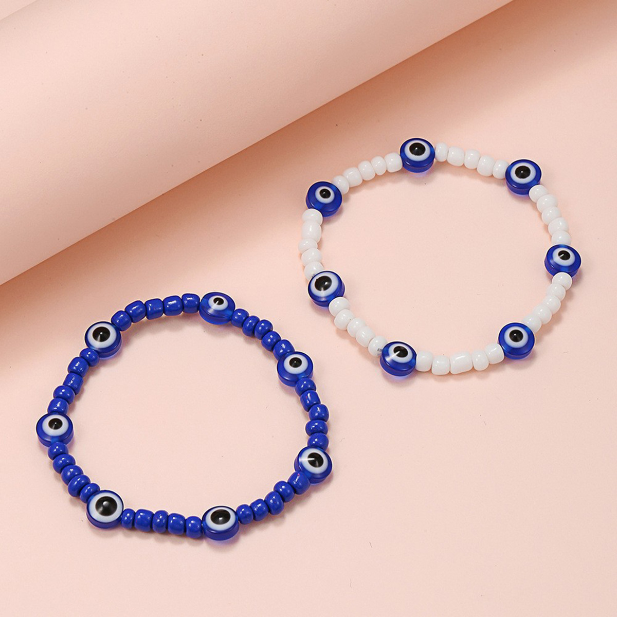 Turkey Blue Evil Eye Bracelet Женщины веревочной цепи