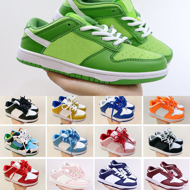2023 Chaussus de chances sportives Chaussures ext￩rieures Boys Filles de mode d￩contract￩e Sneakers de mode Enfants Walking Toddler Trainers sportifs EUR 25-35