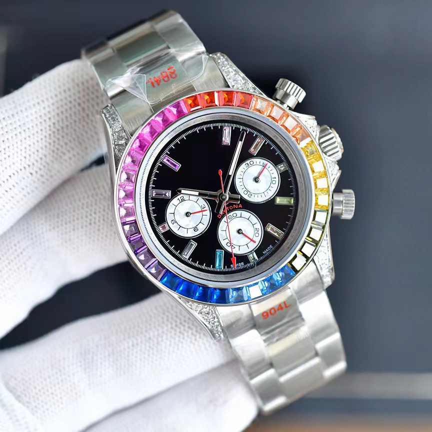 Aaa alta qualidade uhren moda diamante relógio montre movimento automático relógios de aço inoxidável relógios femininos relógios pulso designer 304p