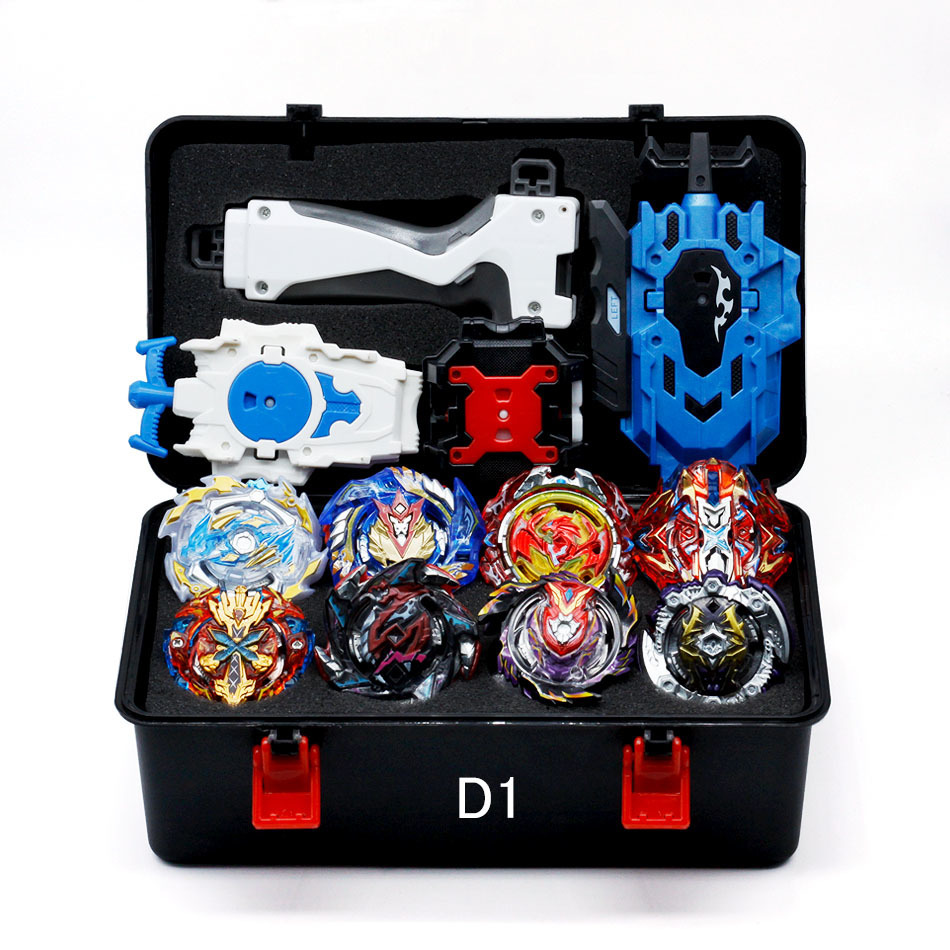 Beyblades Arena Beyblade Burst Bayblade Set 8 Beyblades4 발사기 1 핸들 베이 블레이드 세트 상단 금속 퓨전 4D 블레이드 블레이드 장난감 선물 221027