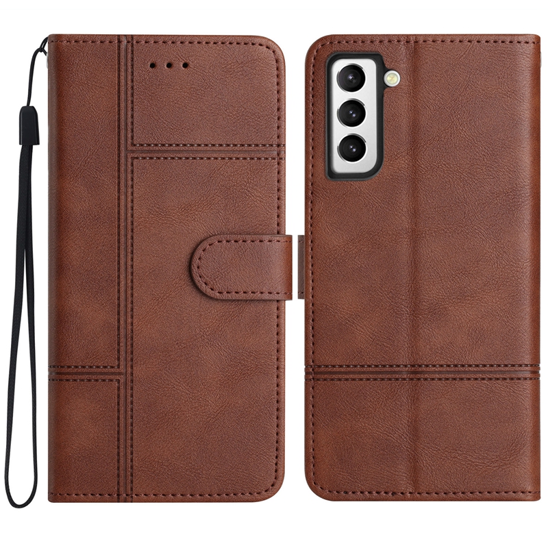 Cases For Iphone 15 14 Pro Max 13 12 11 X 8 7 6 Plus Business Leather Wallet Soft TPU Inside Case Vertical Line Credit ID Card Slot Pocket Holder Flip Cover Men PU Pouch