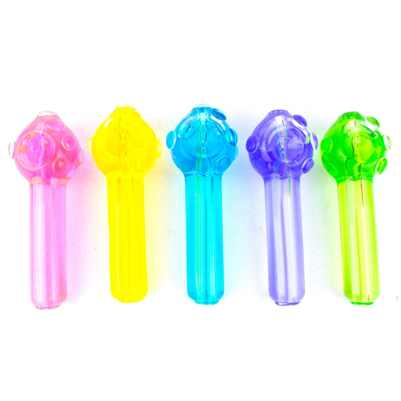 Cool Colorful Soul Freezable Pipes Liquid Filled Pyrex Thick Glass Smoking Tube Portable Dry Herb Tobacco Oil Rigs Filter Bong Hand Cigarette Holder