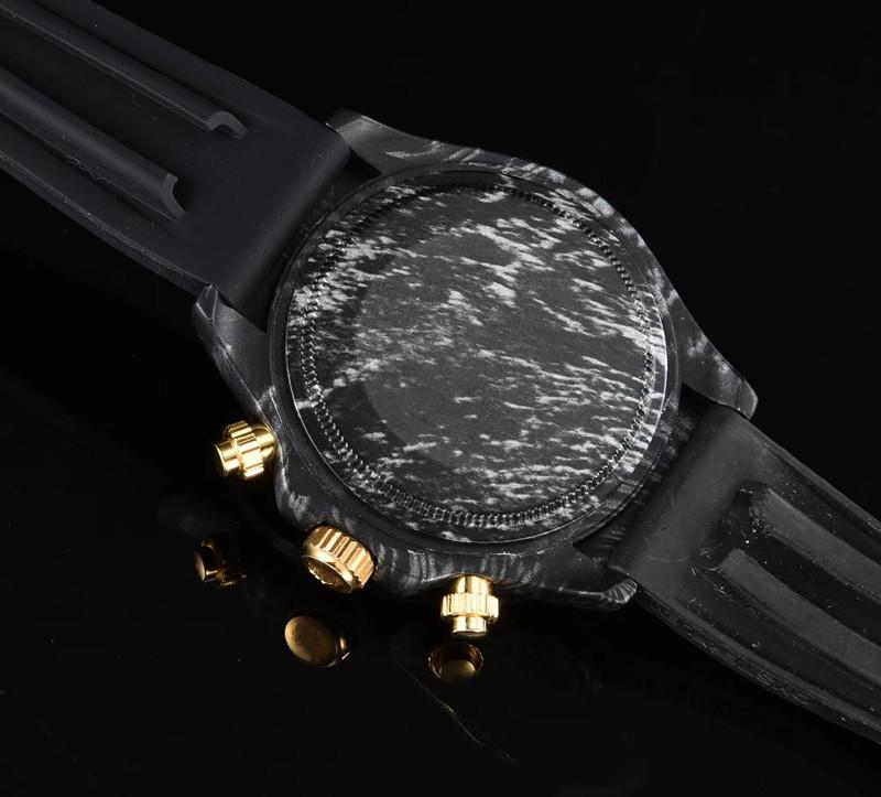 2022 Montre de luxe pour hommes de haute qualité six points Tous les cadrans fonctionnent Montres à quartz automatiques Horloge chronographe de marque européenne Top Fashi2642