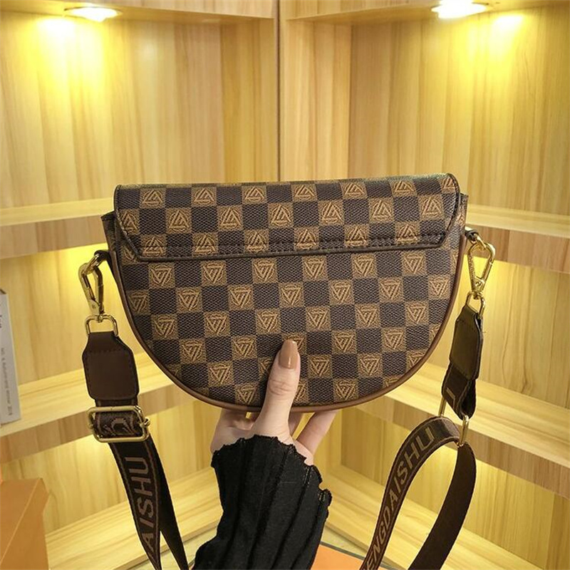 Diseñador de lujo Top hombres silla de montar bolso de mujer bolso de viaje original clásico cuerpo cruzado Bolso de hombro de cuero genuino Monedero carteras Bolsos embrague