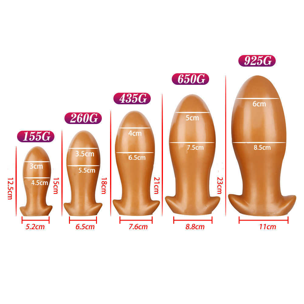 Schoonheid items vloeistof siliconen zachte enorme anale plug bdsm speelgoed sexy speelgoed voor volwassen games grote kont dildo dilator vaginale ballen