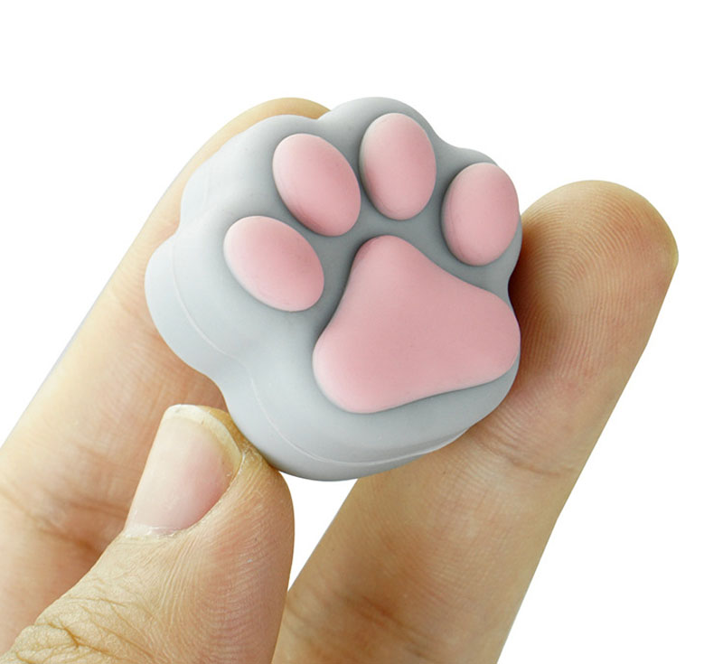 3ML Silicone Container Box Non-stick Jars Smoking Containers Dab Case For Wax Oil Box Cat Paw Style