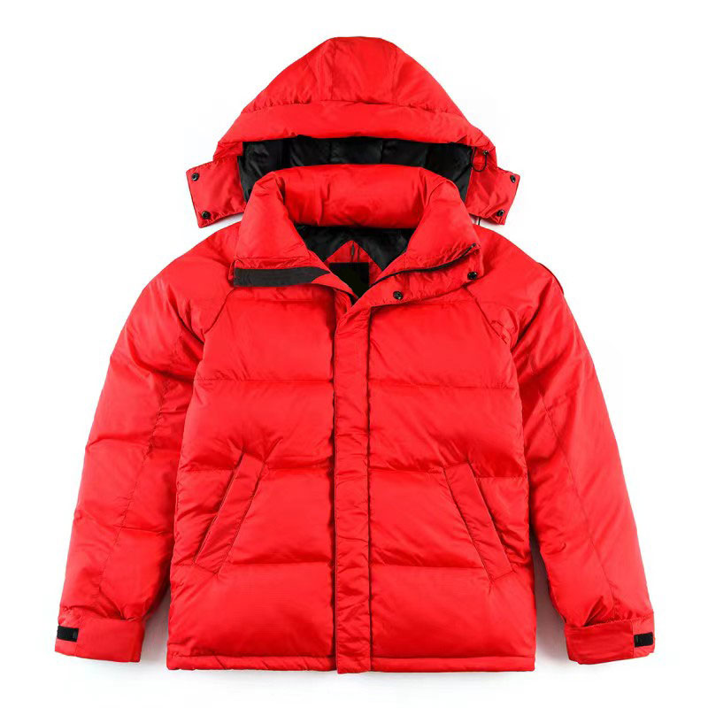 manteau d'hiver hommes doudoune veste d'hiver parkas manteaux de haute qualité décontracté épaissir coupe-vent chaud chapeau détachable vêtements d'extérieur veste de créateur en duvet de canard blanc